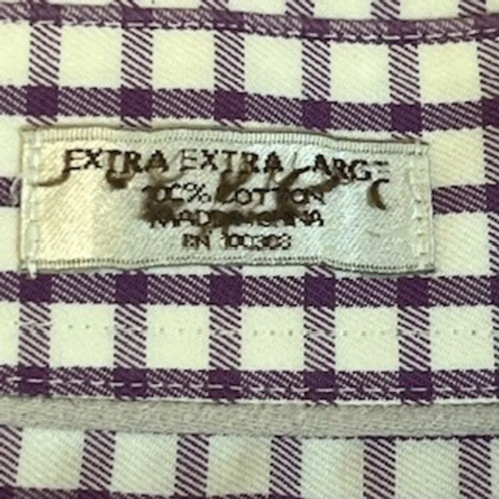 Peter Millar NanoLuxe Easycare Gingham Check Button‎ Down Shirt XXL Mens